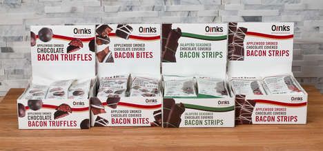 Chocolate-Covered Bacon Snacks