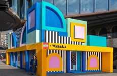 Life-Size Building Block Houses