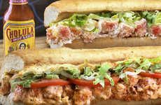 Spicy Seafood Sub Sandwiches