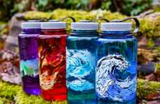 Element-Inspired Water Bottles