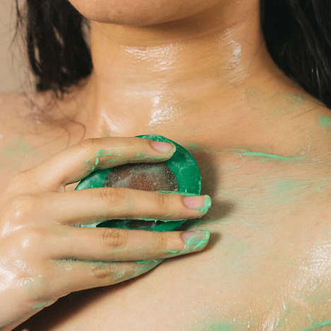 Avocado-Shaped Soaps