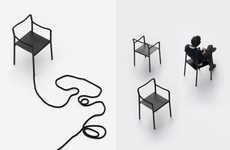 Pliable Rope-Accented Seating