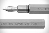 Concrete-Crafted Writing Utensils Image 8