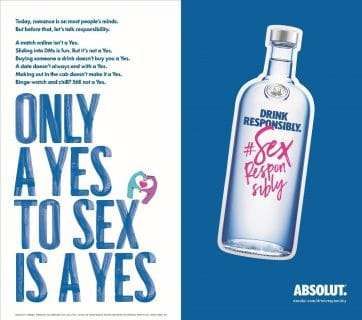 Consent-Themed Vodka Campaigns