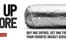 Hockey-Themed Burrito Promotions