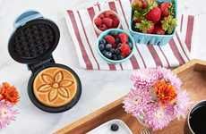 Flower-Print Waffle Makers