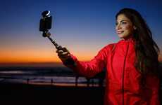 Light-Equipped Selfie Sticks