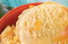 Mango-Studded Ice Creams