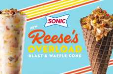 Candy-Filled Waffle Cones