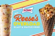 Candy-Filled Waffle Cones