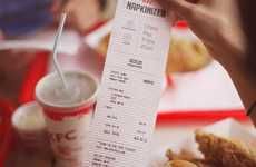 Fast Food Napkin Receipts