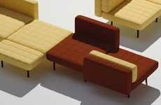 Interchangeable Block-Like Sofas