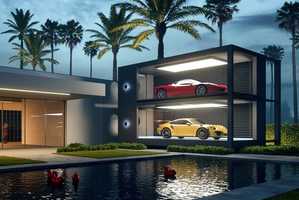 Luxury Vehicle Display Garages