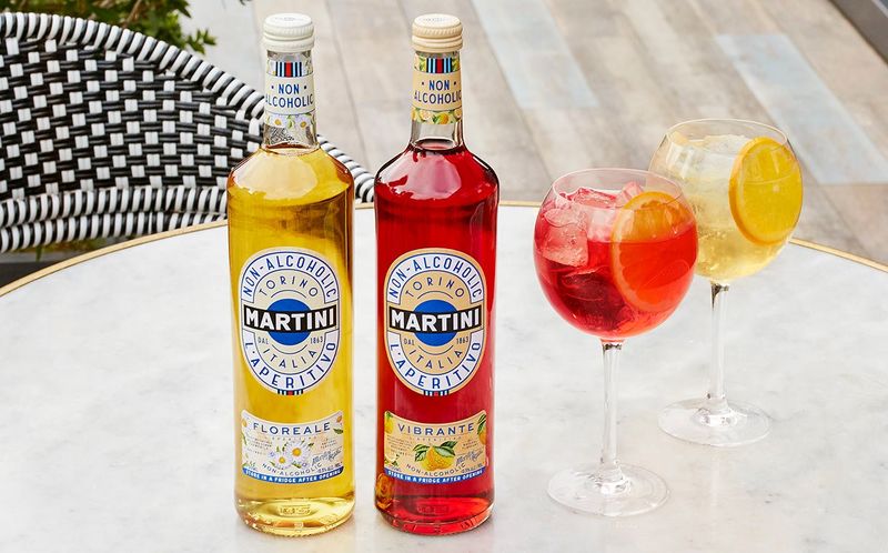 Floral Alcohol Free Spirits Martini Non Alcoholic Aperitivo