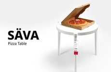 Life-Size Pizza Tables