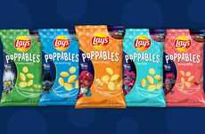 Cartoony Popped Snack Branding