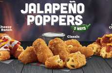 Chili-Filled Jalapeño Poppers