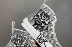 Luxuriously Detailed Retro Sneakers