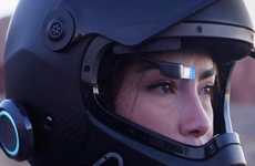 Aftermarket Motorcycle Helmet HUDs