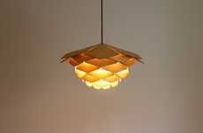 Posh Plywood Panel Chandeliers