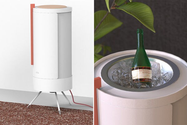 Tubular Side Table Fridges
