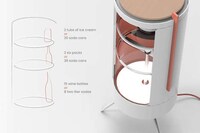 Tubular Side Table Fridges Image 7