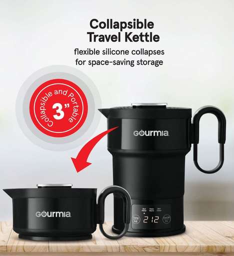 Collapsible Self-Cleaning Kettles