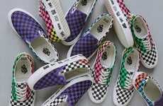 Colorful Checkerboard Sneakers