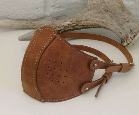 Custom-Fit Leather Face Masks