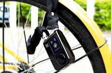 Anti-Theft Alarm Bike Locks