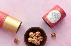 Raspberry Champagne Truffles