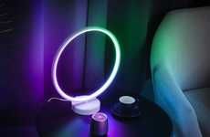 Circular Modern Illumination Lamps