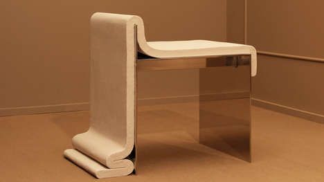 Liquid-Like Concrete Chairs