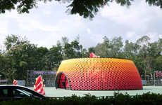 Recycled Plastic Bottle Pavilions