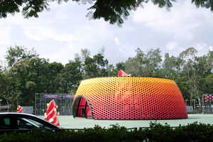 Recycled Plastic Bottle Pavilions