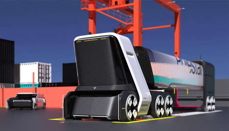 Modular Electric Shipping Vehicles
