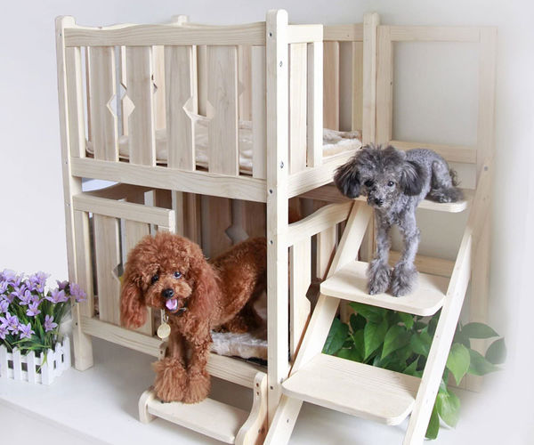 Multi Level Dog Beds Bunk Bed, Dog Bunk Beds For Large Dogs