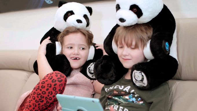 Comforting Plush Toy Headphones