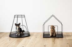 Ultra-Minimal Skeletal Dog Houses