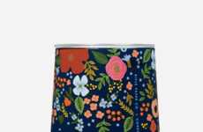 Flowery Stemless Wine Cups