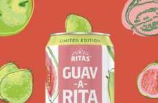 Guava-Flavored Sparkling Margaritas