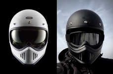 Retro Motocross Helmets