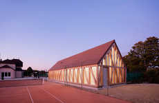Translucent Tennis Pavilions