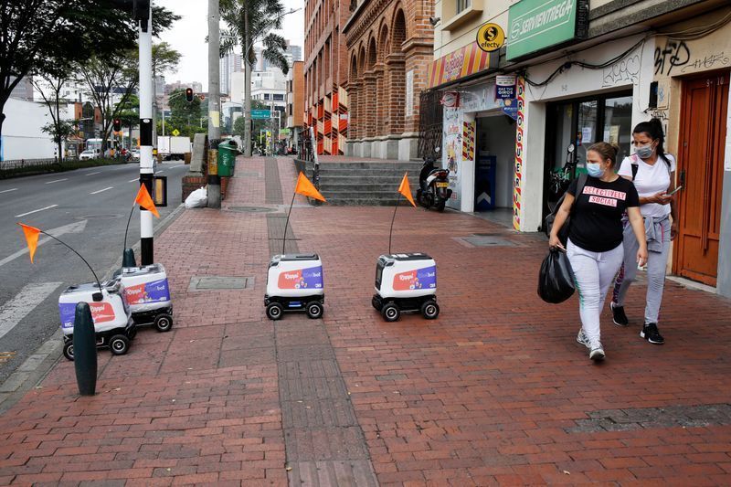 Pandemic-Prompted Robot Food Deliveries