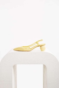 Sculptural Heel Slingbacks Image 2