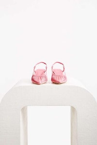 Sculptural Heel Slingbacks Image 4