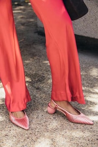 Sculptural Heel Slingbacks Image 8