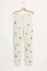 Embroidered Star-Accented Jeans Image 2