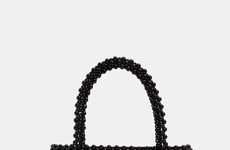 Beaded Flame-Accented Bags