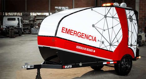 Emergency Motorcycle Trailer Ambulances